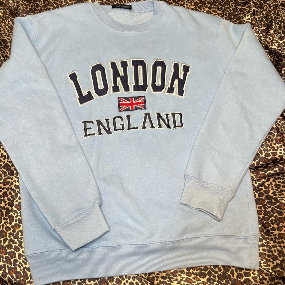 Tour of London Embroidered Sweatshirt